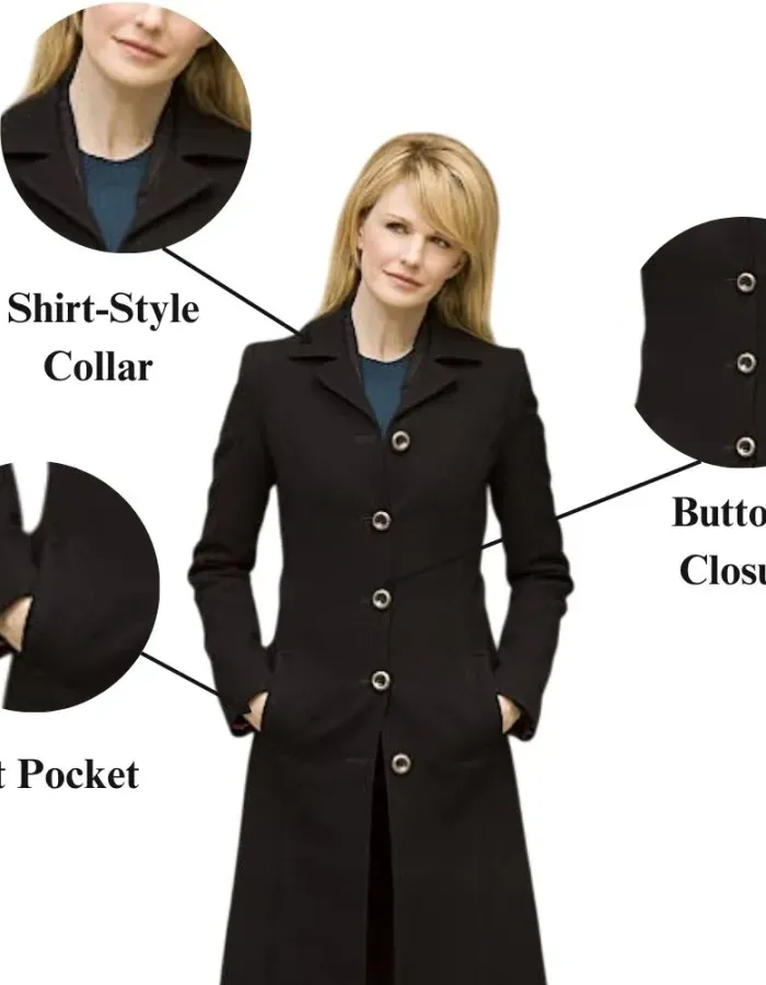 Cold Case Lilly Rush Kathryn Morris Black Jacket
