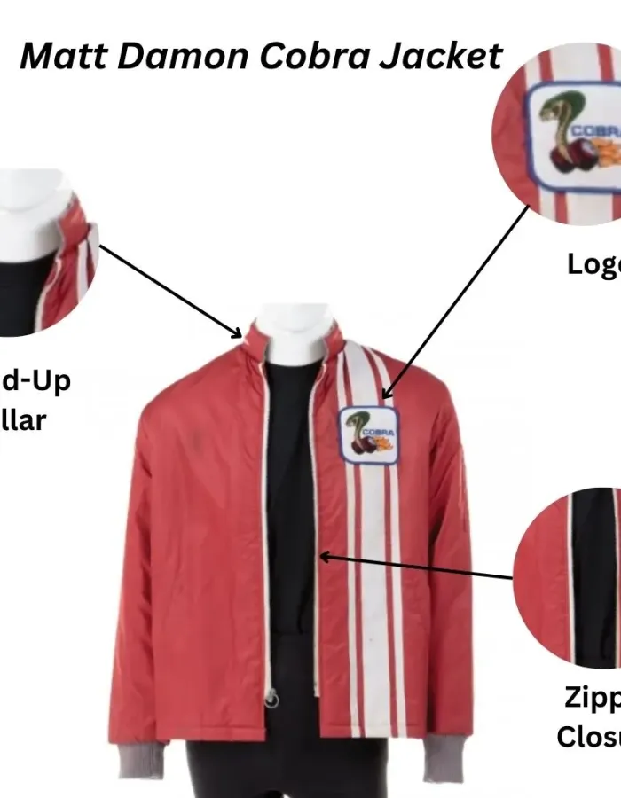 Good Will Hunting Matt Damon Red Cobra Jacket