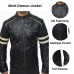 Good Will Hunting Matt Damon Black Leather Jacket