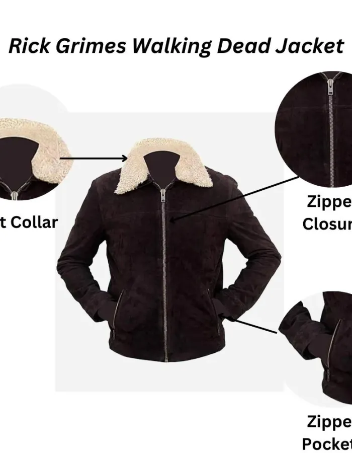 The Walking Dead Season 4  Andrew Lincoln Rick Grimes Jacket 
