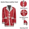 Red One J.k. Simmons Santa Claus Leather Coat Red One J.k. Simmons Santa Claus Leather Coat