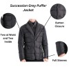 Succession Jeremy Strong Kendall Roy Puffer Jacket