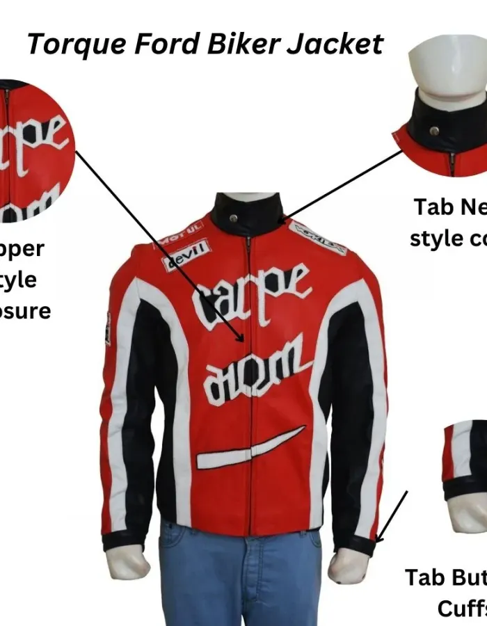 Torque Cary Ford Carpe Diem Motorcycle Jacket Torque Cary Ford Carpe Diem Motorcycle Jacket