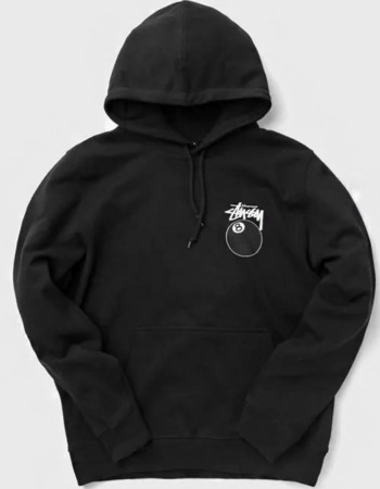 Stussy 8 Ball Pullover Black Hoodie