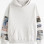 Unisex Abercrombie Patchwork Pullover Hoodie
