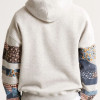 Unisex Abercrombie Patchwork Pullover Hoodie Unisex Abercrombie Patchwork Pullover Hoodie