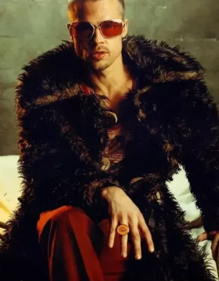 Tyler Durden Fight Club Fur Coat Tyler Durden Fight Club Fur Coat