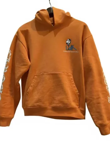 Chrome Hearts Matty Boy Link & Build Orange Hoodie