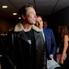 Elon Musk Black Shearling Leather Jacket Elon Musk Black Shearling Leather Jacket