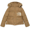 The North Face Gucci Brown Puffer Jacket