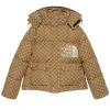 The North Face Gucci Brown Puffer Jacket