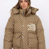 The North Face Gucci Brown Puffer Jacket