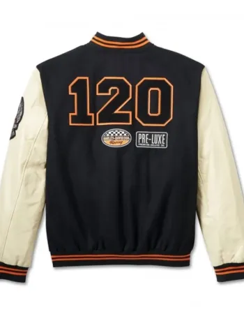 120th Anniversary Harley Davidson Varsity Jacket