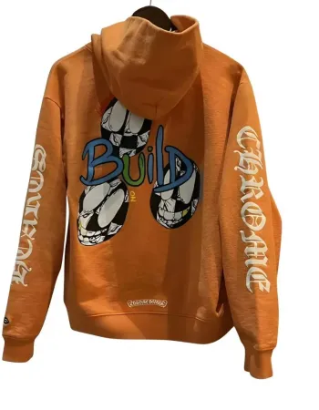 Chrome Hearts Matty Boy Link & Build Orange Hoodie Chrome Hearts Matty Boy Link & Build Orange Hoodie