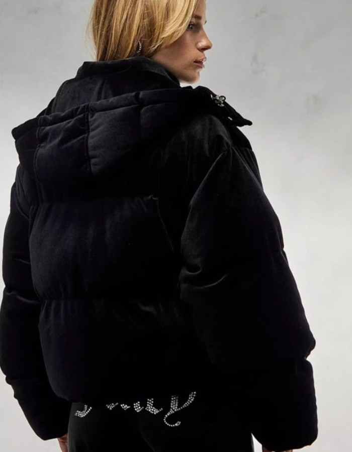 Juicy Couture Rosalia Hooded Puffer Jacket