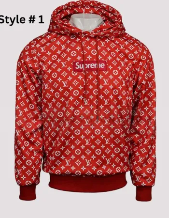 Louis Vuitton x Supreme Monogram Box Logo Hoodie