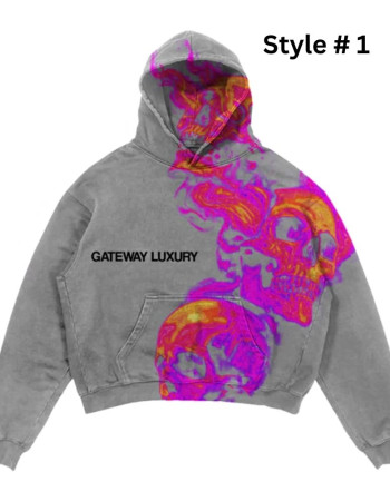 Elevate Style Gateway Luxury Skully Hoodie