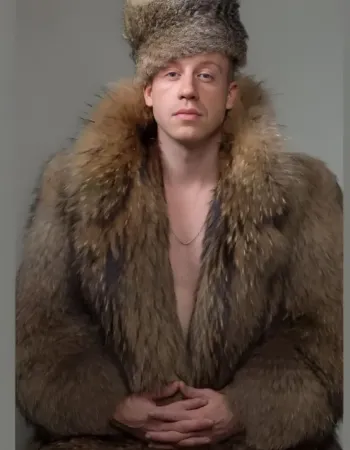 Macklemore Brown Faux Fur Coat