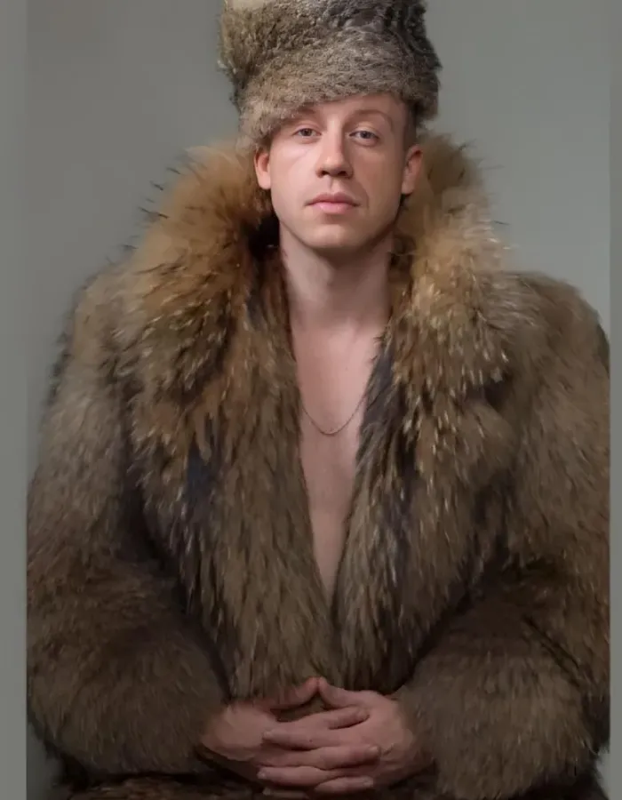 Macklemore Brown Faux Fur Coat Macklemore Brown Faux Fur Coat