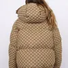 The North Face Gucci Brown Puffer Jacket