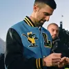 Novak Djokovic Lacoste Wool Varsity Jacket