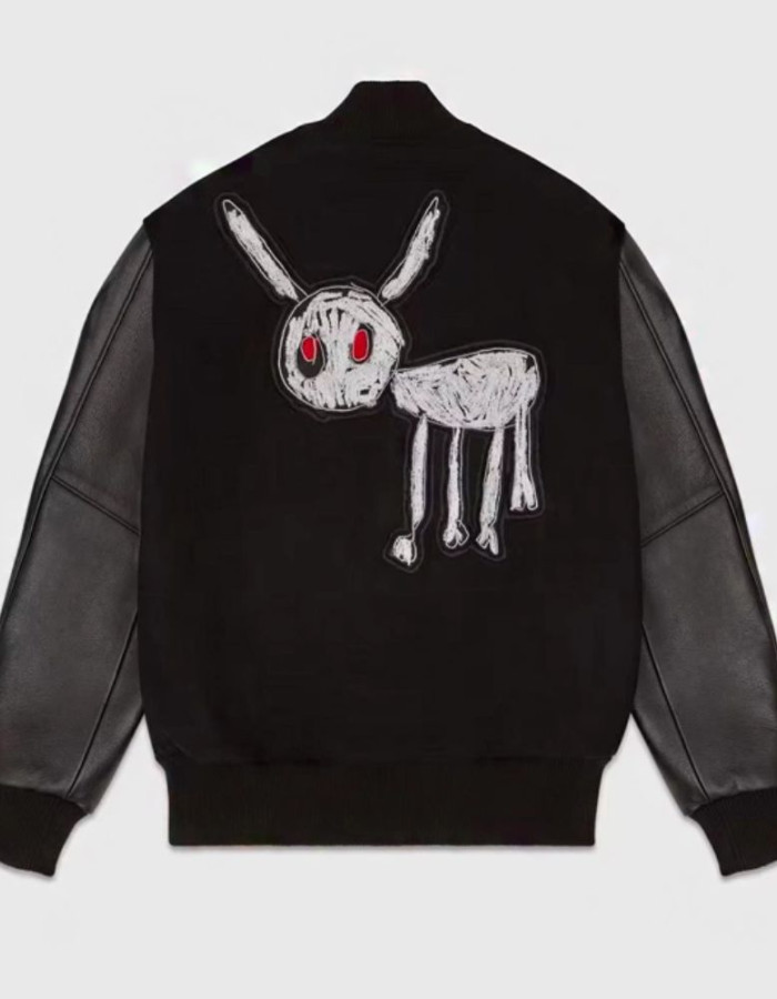 Drake For All The Dogs OVO Varsity Jacket Drake For All The Dogs OVO Varsity Jacket