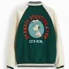 Peanuts Snoopy Patch Bomber Jacket