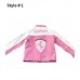 Ferrari Pink Racing Leather Jacket