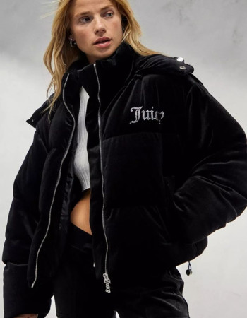 Juicy Couture Rosalia Hooded Puffer Jacket Juicy Couture Rosalia Hooded Puffer Jacket