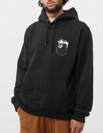 Stussy 8 Ball Pullover Black Hoodie