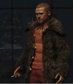 Tyler Durden Fight Club Fur Coat