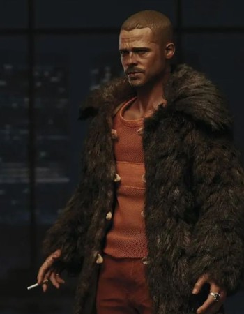 Tyler Durden Fight Club Fur Coat