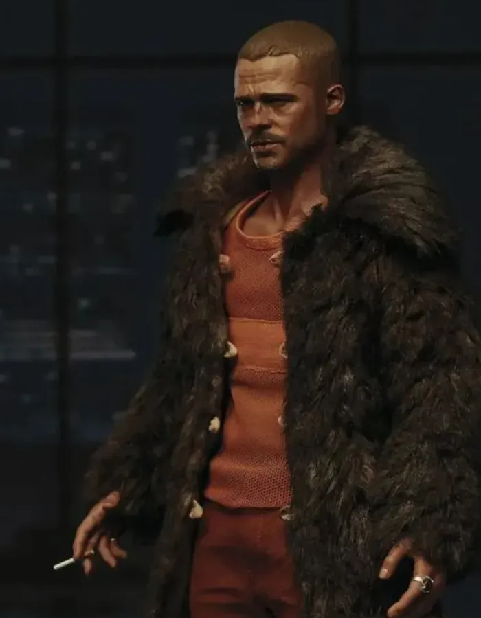 Tyler Durden Fight Club Fur Coat Tyler Durden Fight Club Fur Coat