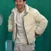 Barry Keoghan White Puffer Jacket Barry Keoghan White Puffer Jacket