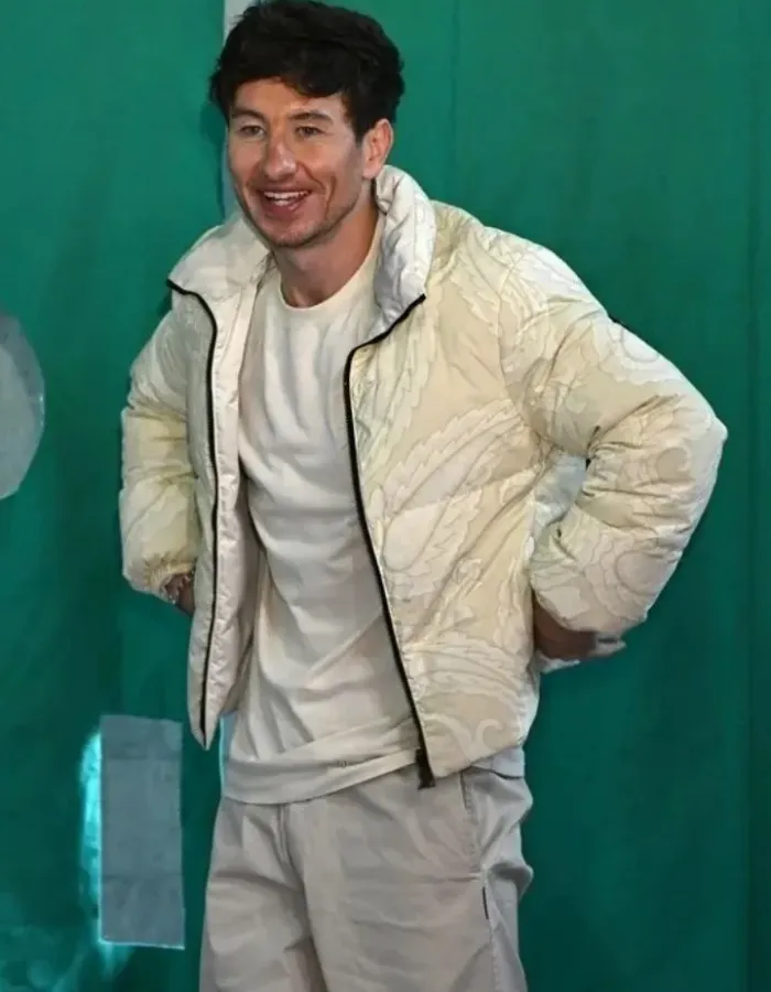 Barry Keoghan White Puffer Jacket Barry Keoghan White Puffer Jacket