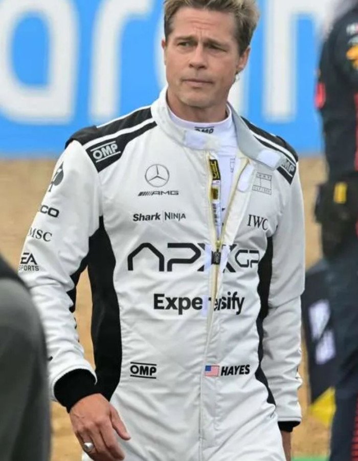 F1 2025 Brad Pitt Racer Jacket F1 2025 Brad Pitt Racer Jacket