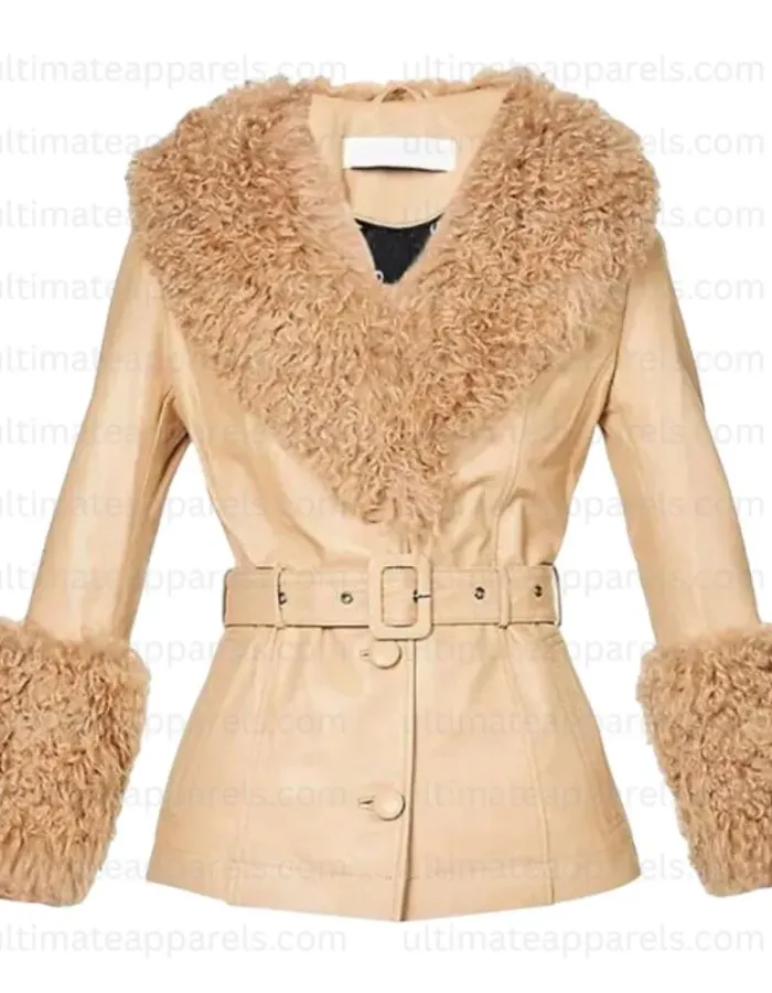 Dexter New Blood Jamie Chung Fur Trim Jacket