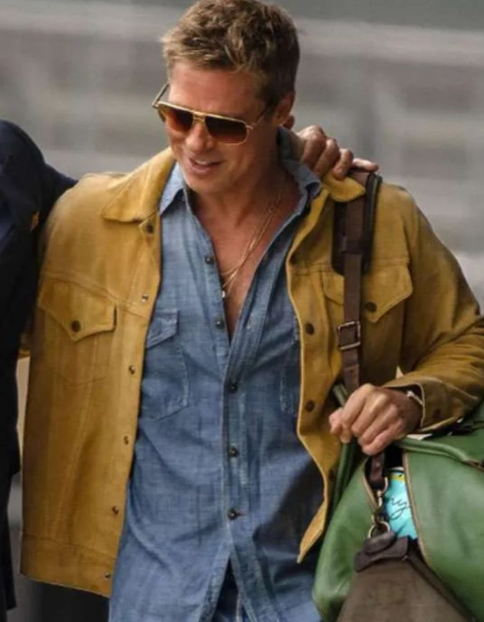 Brad Pitt F1 The Movie Suede Jacket Brad Pitt F1 The Movie Suede Jacket