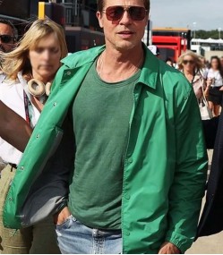 F1 Movie Sonny Hayes Green Jacket