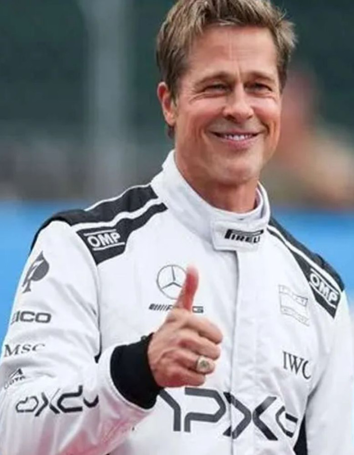 F1 2025 Brad Pitt Racer Jacket F1 2025 Brad Pitt Racer Jacket