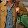 Brad Pitt F1 The Movie Suede Jacket Brad Pitt F1 The Movie Suede Jacket