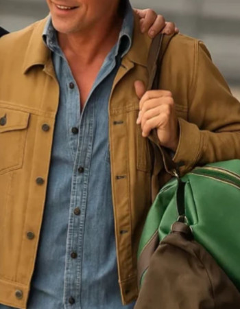 Brad Pitt F1 The Movie Suede Jacket
