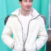 Barry Keoghan White Puffer Jacket Barry Keoghan White Puffer Jacket
