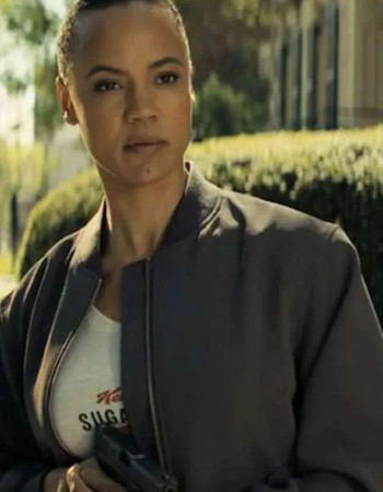 Reacher S03 Maria Sten Bomber Jacket Reacher S03 Maria Sten Bomber Jacket