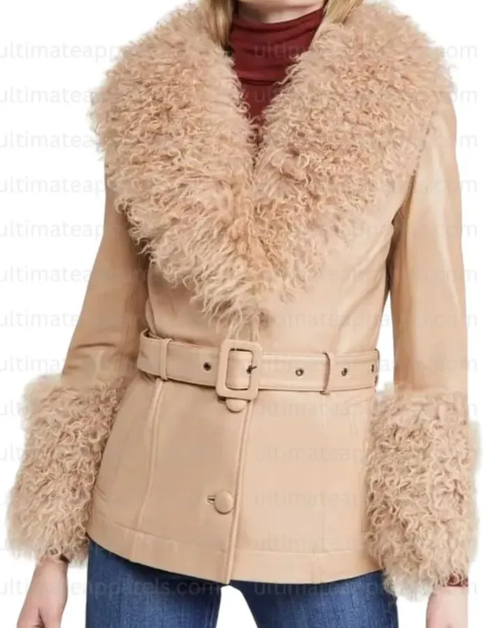 Dexter New Blood Jamie Chung Fur Trim Jacket