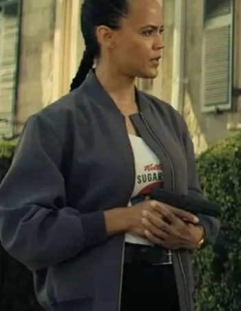Reacher S03 Maria Sten Bomber Jacket