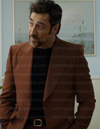 F1 2025 Javier Bardem Brown Blazer