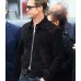 Brad Pitt F1 2025 Black Suede Jacket