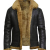 Kraven the Hunter Aaron Taylor Johnson Shearling Jacket Kraven the Hunter Aaron Taylor Johnson Shearling Jacket