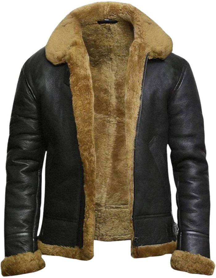Kraven the Hunter Aaron Taylor Johnson Shearling Jacket Kraven the Hunter Aaron Taylor Johnson Shearling Jacket